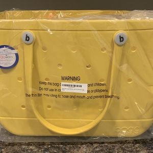New Original Bogg Bag XL Yellow-There Beach Tote With Insert Bags Authentic